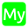 video-4-words-my-text-button-green-742_256.png