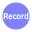 video-4-words-record-text-button-blue-circle-807_256.png