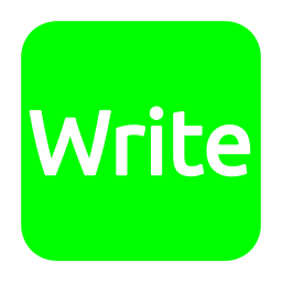 video-4-words-write-text-button-green-838_256.png